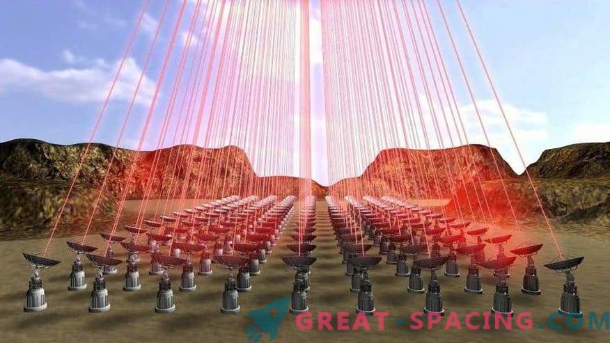 Uma varredura do céu em grande escala exibirá feixes de laser alienígenas