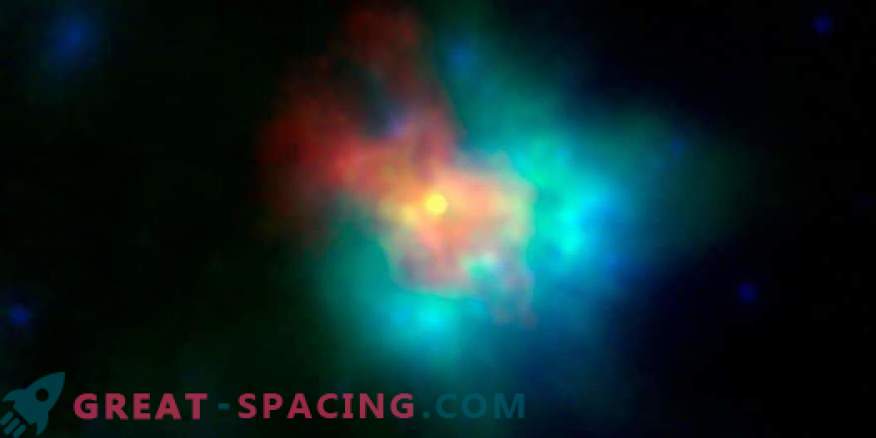 Imaginea în mai multe valuri a rămășiței supernovei