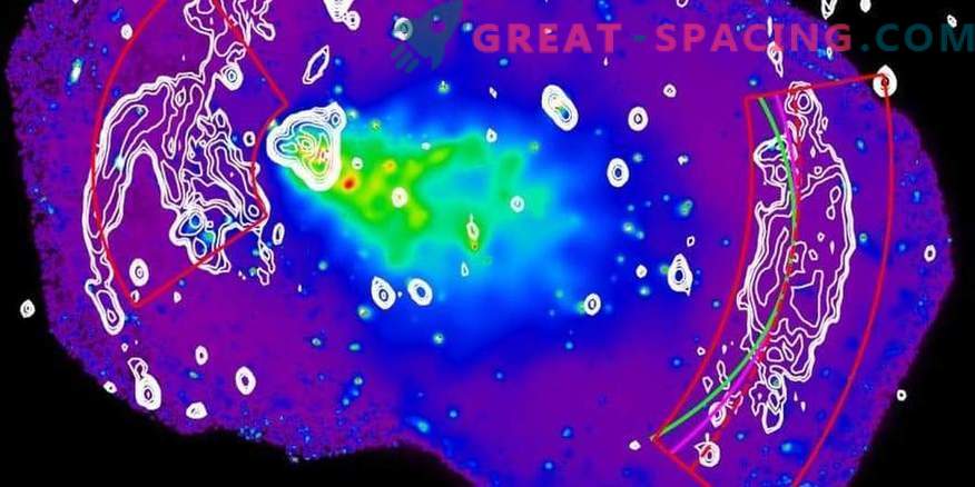 Fuziunea clusterelor galactice ne permite să studiem accelerația electronilor