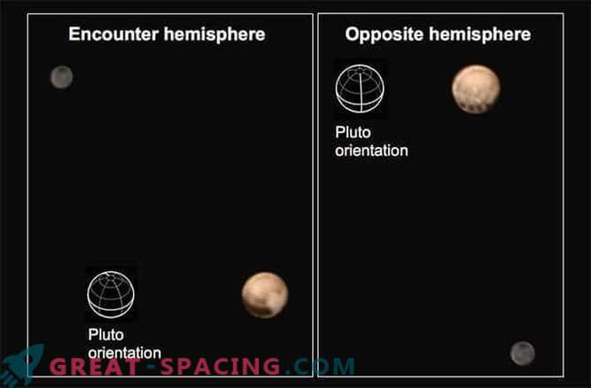 Fotografiile noi prezintă Pluto cu două fețe