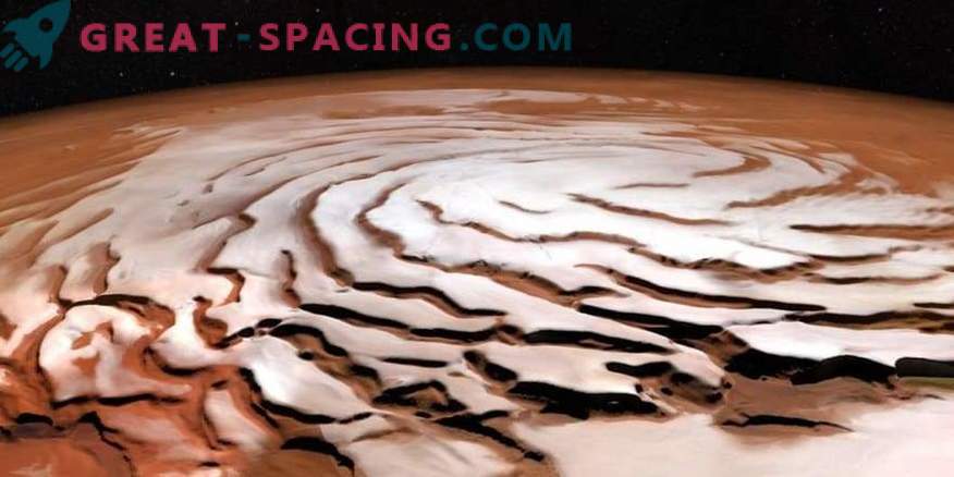 Cum arată arcul polar de pe Marte?