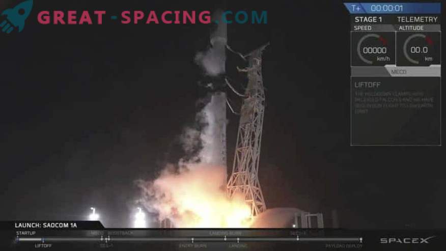 Lansarea cu succes a satelitului și a aterizării rachetei SpaceX