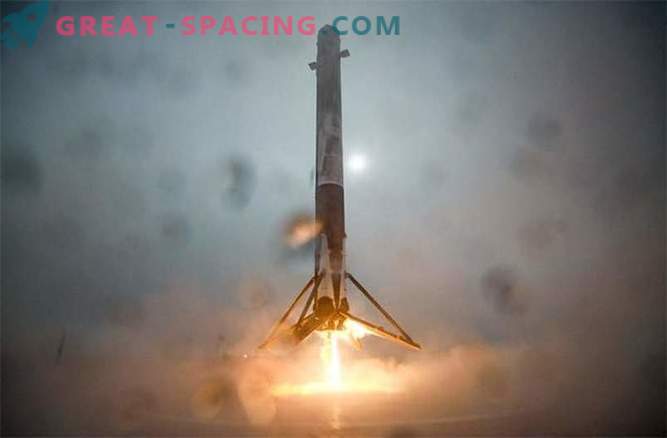 SpaceX a făcut o aterizare tare