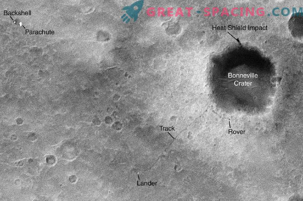 Vremea când satelitul NASA a spionat pe roboți marți