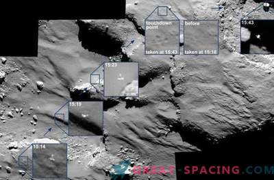Rosetta captează călătoria lui Phil pe o cometă.