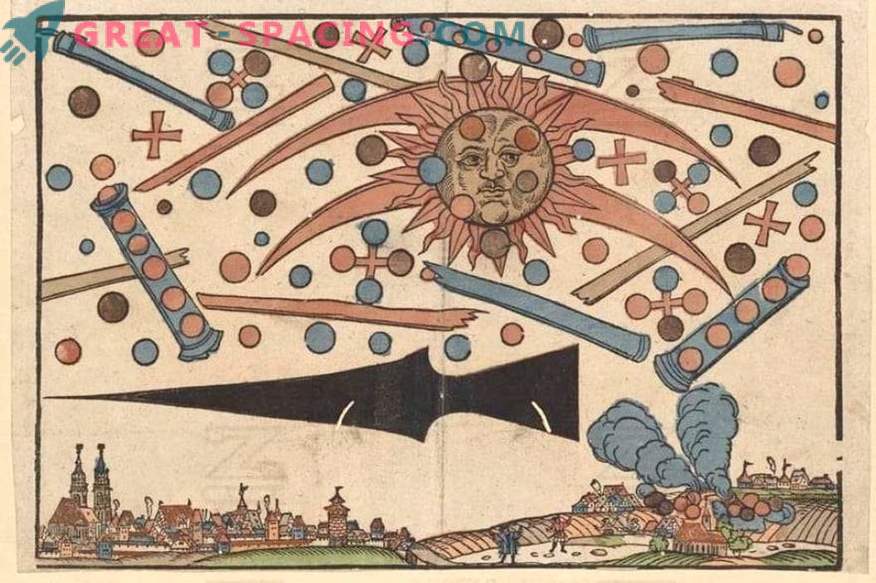 Ce lumini strălucitoare au fost văzute la Nürnberg în 1561. Povestiri despre martori și versiuni ale ufologilor