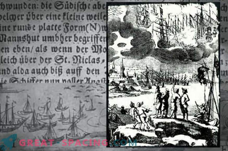Incident în Bachfert - 1665. Pescarii descriu bătălia navelor care zboară