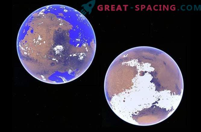 Este planeta roșie într-adevăr o lume de gheață?
