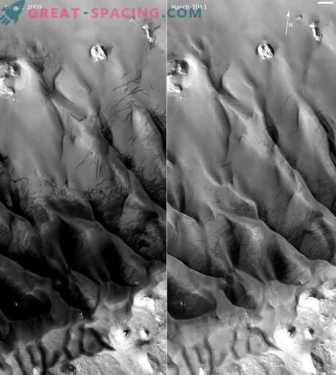 Tornadele de praf afectează clima de pe Marte.