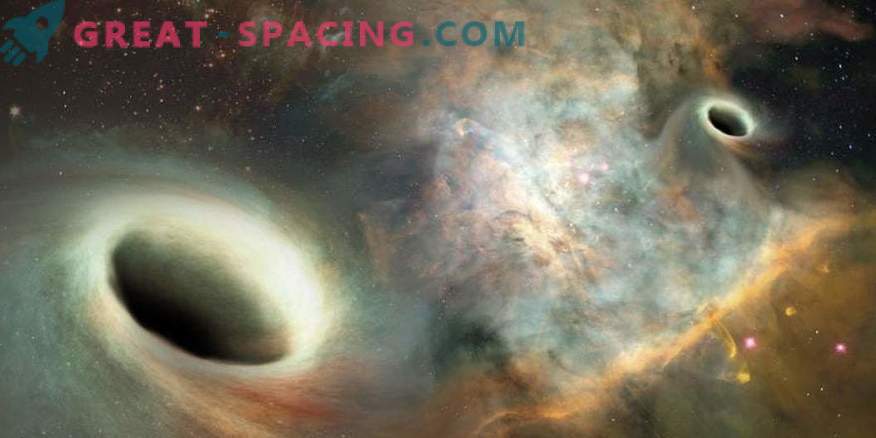 Oamenii de știință fixează perechi gigant de găuri negre