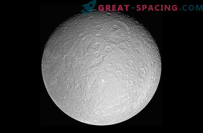 Why are erased craters on Saturn's moons?