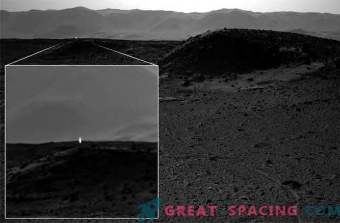 Lumina mistică a fost surprinsă de roverul Curiozității NASA
