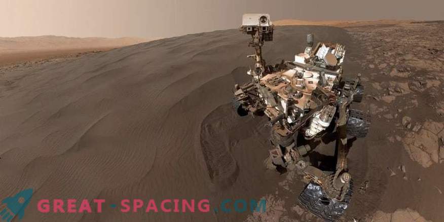 Organische Chemie kann sich auf der Marsoberfläche befinden