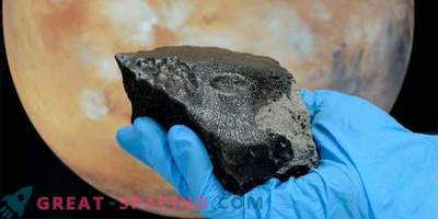 Meteoritul dezvăluie date noi despre un vulcan marțian