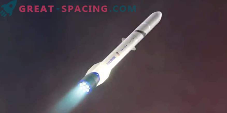 Designul actualizat al noii rachete mari glenn