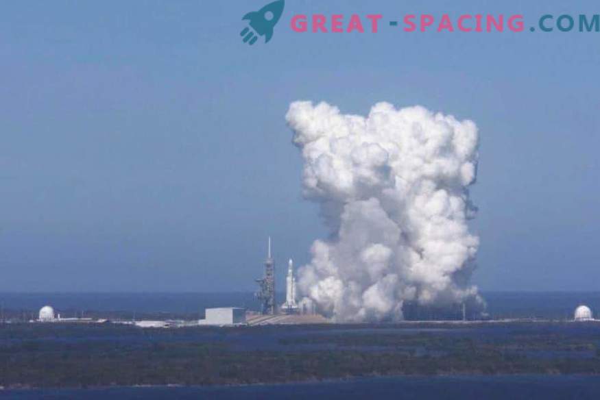 SpaceX testet eine neue große Rakete