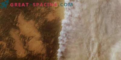 Imagini ale cosmosului: furtuna de praf marțian