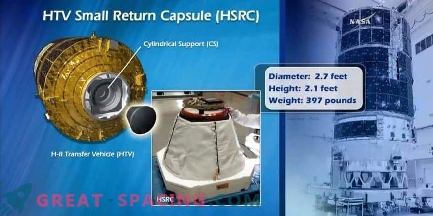 Prototipul capsulei spațiale japoneze a supraviețuit unei căderi de foc pe Pământ.