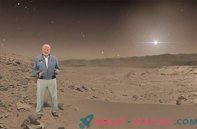 Cum Buzz Aldrin a făcut o plimbare virtuală spre Marte