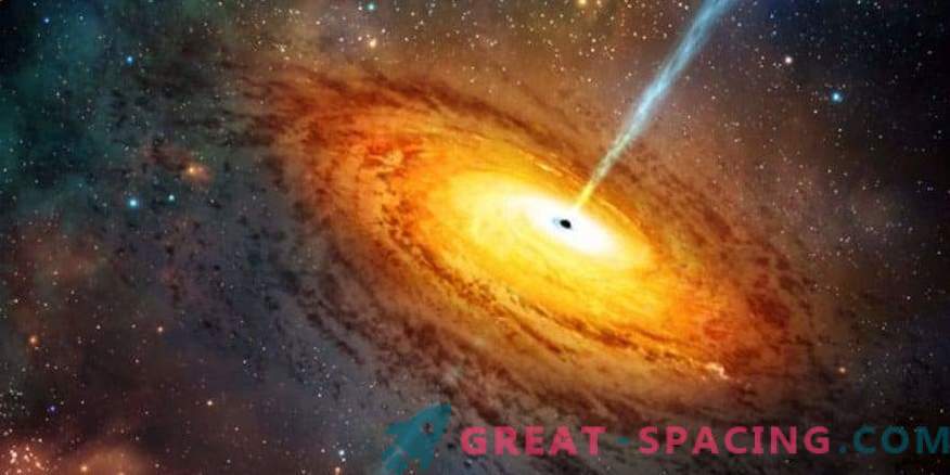Găurile negre din galaxii mici pot crea raze gamma