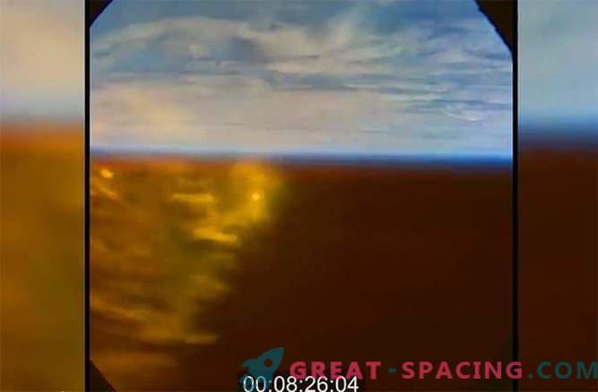 Orion. Eintritt in die Atmosphäre der Erde: Video