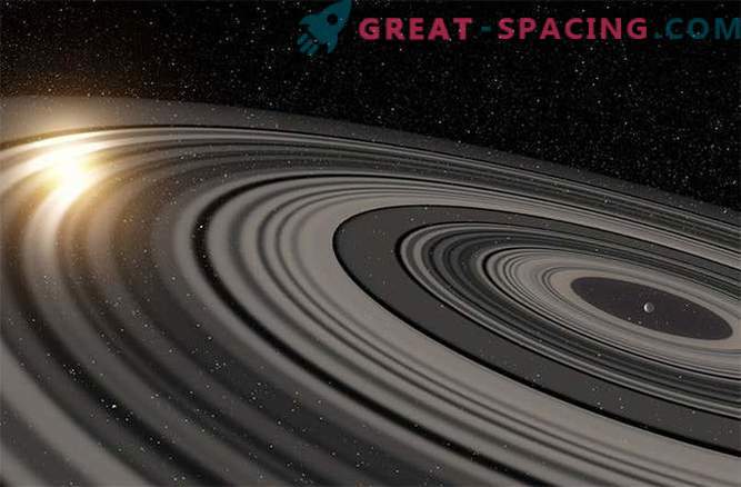 Sistemul inelar gigantic în jurul valorii de exoplanetă