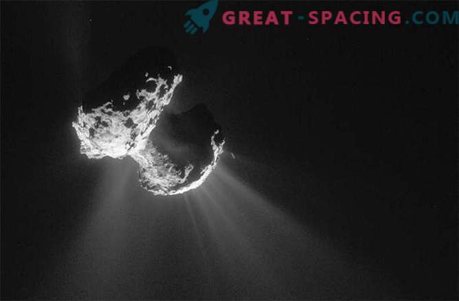 Oamenii de știință au descoperit canale uriașe pe cometa Churyumov / Gerasimenko