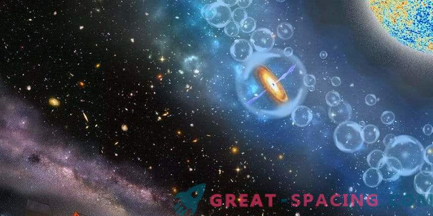 Gaură neagră supermassivă în universul copiilor