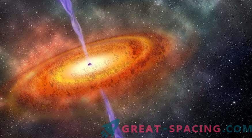 Gaură neagră supermassivă în universul copiilor