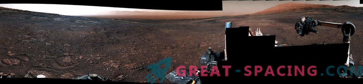 Video nou de la Mars: rover Curiozitatea pleacă din spatele Vera Rubin