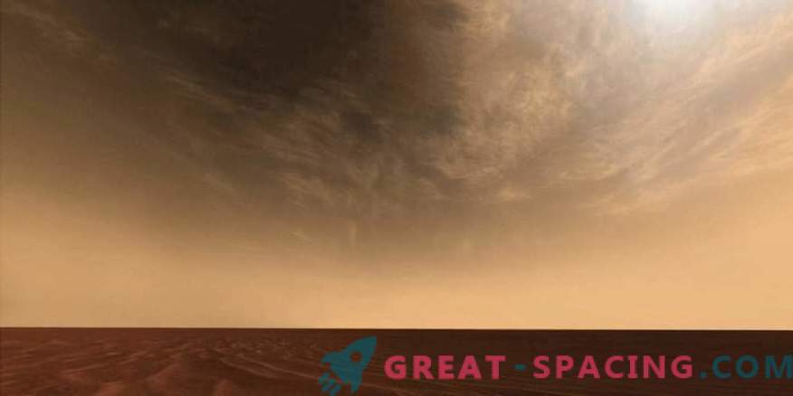 Explorarea Mars-Express a norilor cu înaltă altitudine