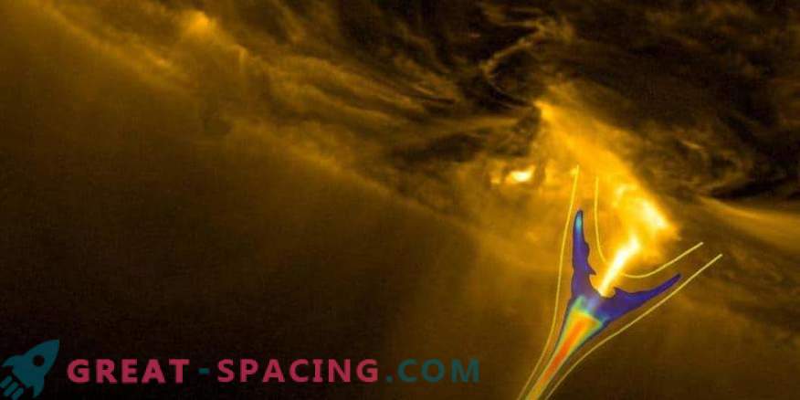 Izvoarele magnetice dispersează particule pe Soare