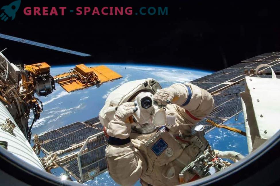 Įspūdingas kosminis takelis kosminėje stotyje: nuotrauka