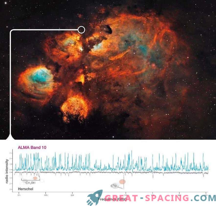 ALMA analizează mai întâi formarea masivă a stelelor