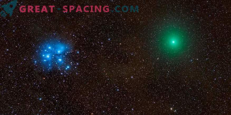 Cometa, meteorul, nebuloasa și Pleiade într-o fotografie epică