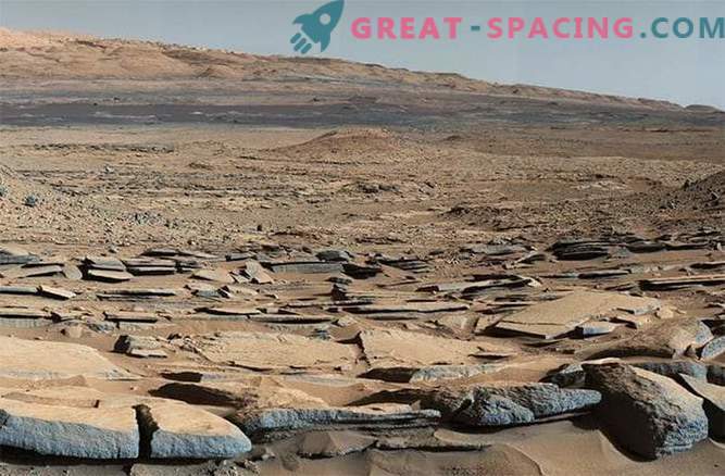 Studii ale apelor vechi ale planetei Marte de către Rover Curiozitate: photo