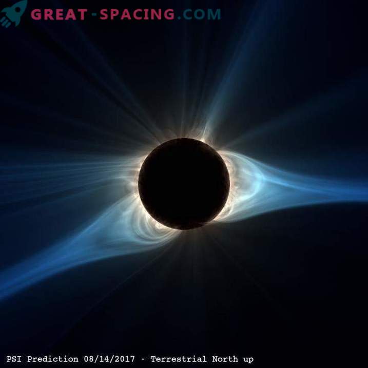 Modelul calculatorului eclipsei solare care vine