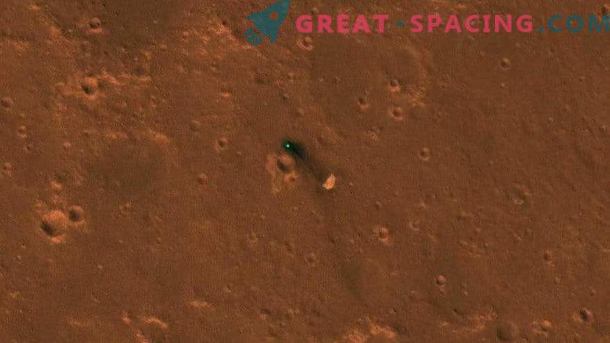 Câmpul de aterizare InSight în fotografii din spațiu