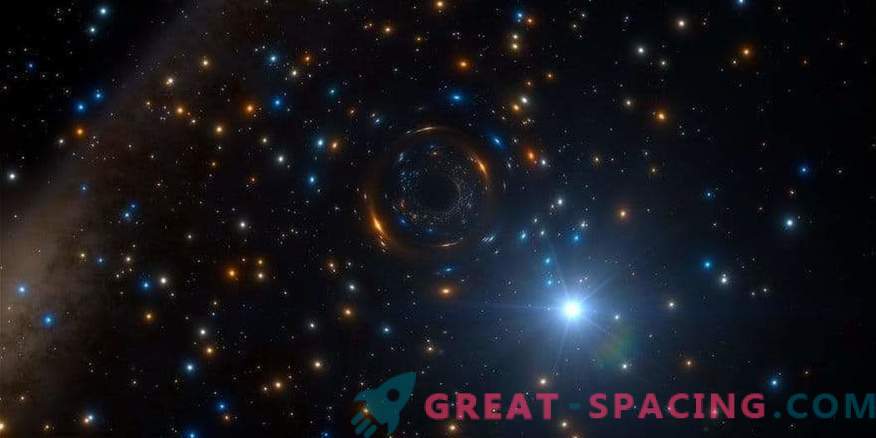 Gaura neagră este ascunsă într-un grup de stele de dimensiuni mari