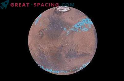 Lodowce pod powierzchnią Marsa obfitują w wodę