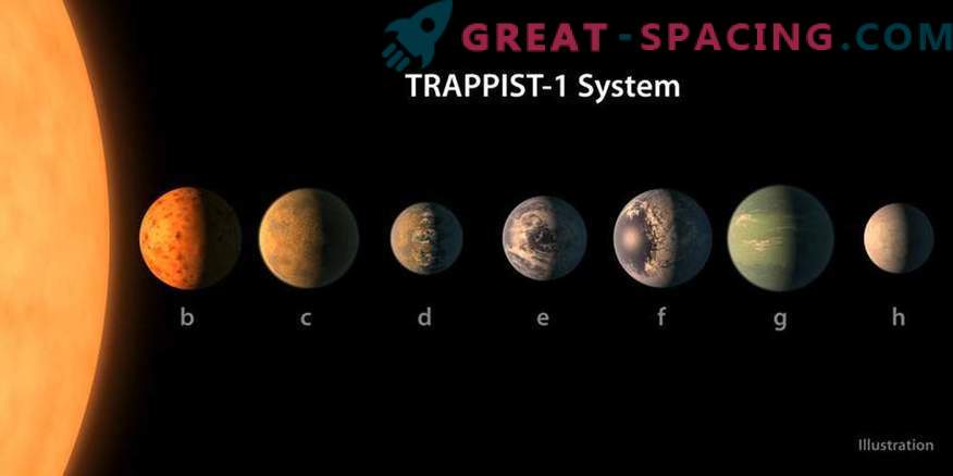 Pot planetele TRAPPIST-1 să aibă surori uriașe?