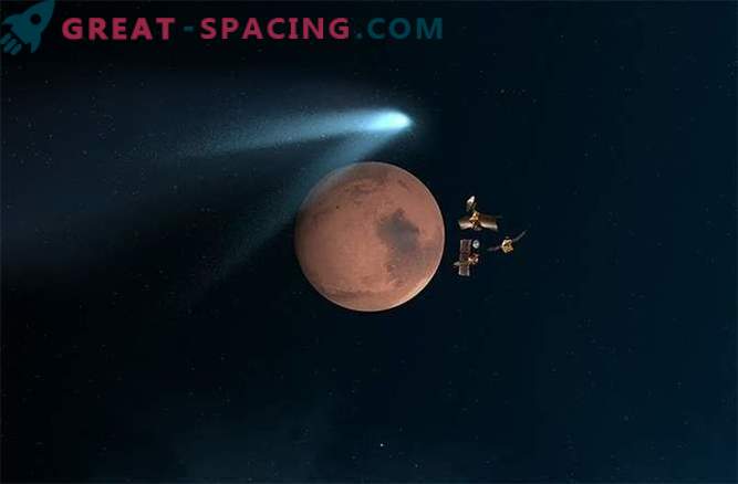 Nava spațială marțiană a raportat apropierea lor de o cometă.