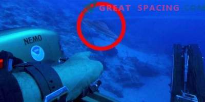Alien ship fell into the trap of the Bermuda Triangle?
