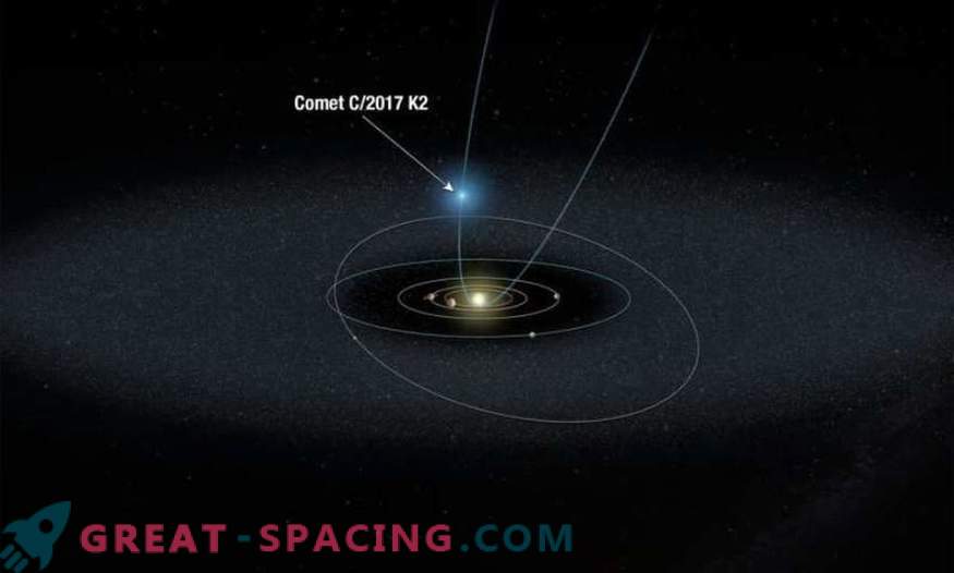 Hubble monitorizează cometa cea mai îndepărtată