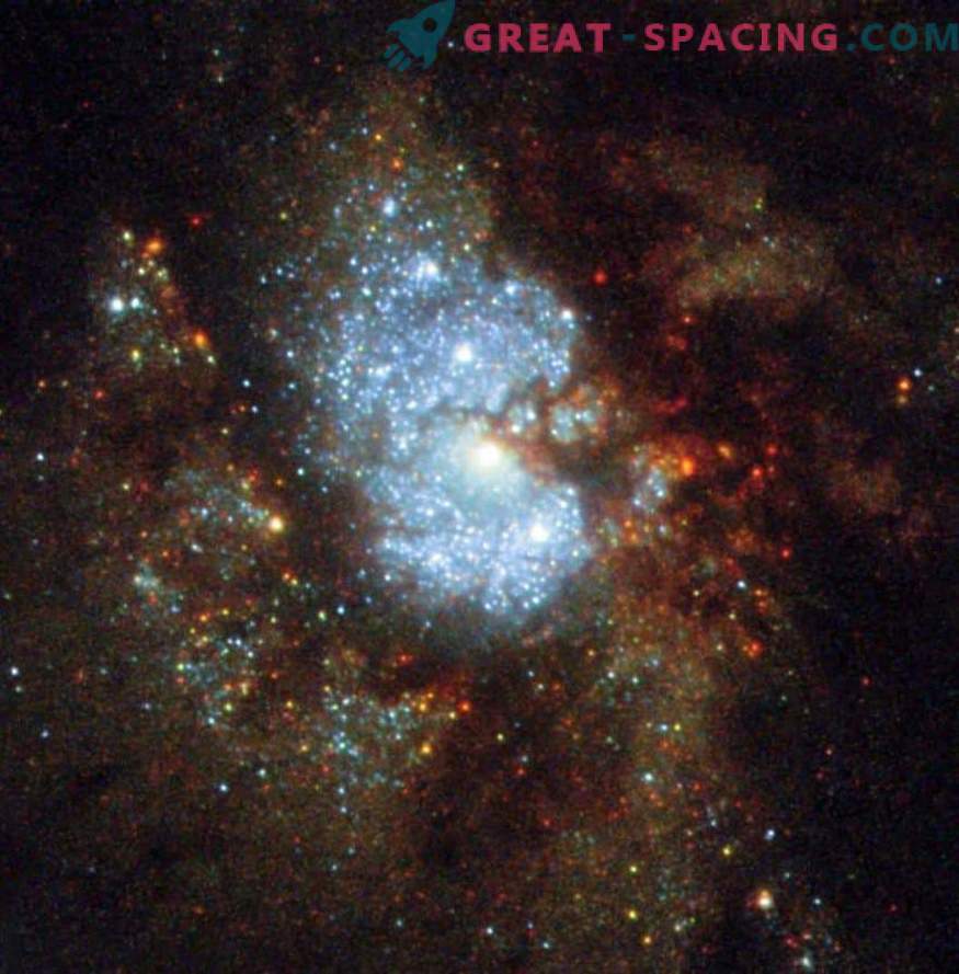 Galaxia ascunsă de Hubble